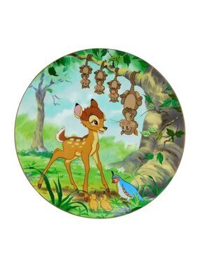 Bambi Limited Edition Disney Plate Bambi's Woodland Friends